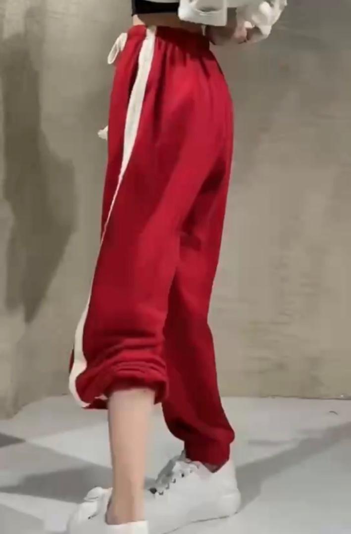 2022年春季新款时尚百搭休闲卫裤,女装休闲裤,L·H·X