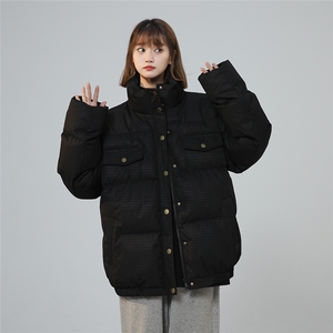 2025韩版西海岸oversize港风中性羽绒棉服重磅A170-M872-TP60图片