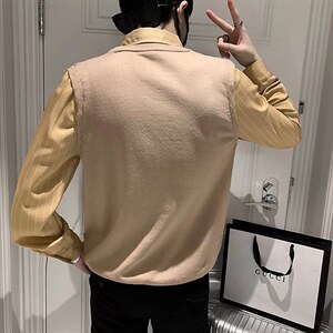 男春季新款卫衣假两件WQ111P50，男装卫衣，星座1116-2