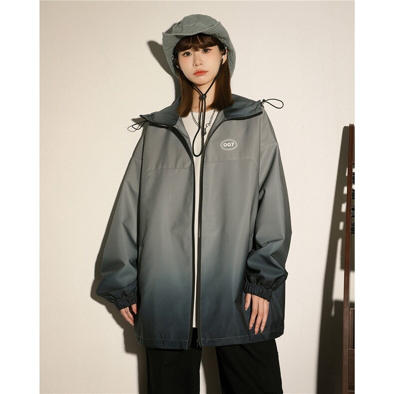 1中性山系防水渐变大码M-5XL夹克女100%聚酯纤维JK77087P85控128,女装短外套,星座226-2