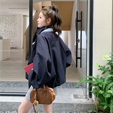 韩系巨好看格子拼接短外套女秋季2025新款学院风休闲超火百搭夹克，女装短外套，浙宝208
