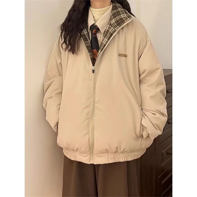 棉服男女冬季中性风小众高级感宽松棉衣冬外套潮流百搭TT118P76,男装棉衣,星座1013-5