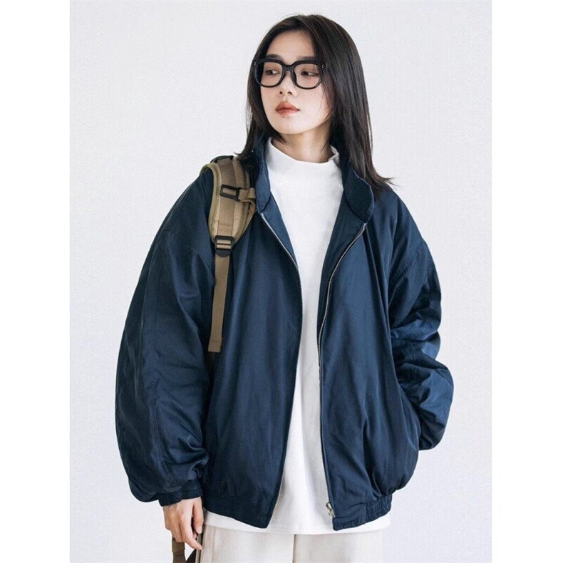 日系复古立领短宽加厚夹棉棉服夹克男女休闲宽松保暖外套JA125,男装夹克,星座1116A-1（原606A）