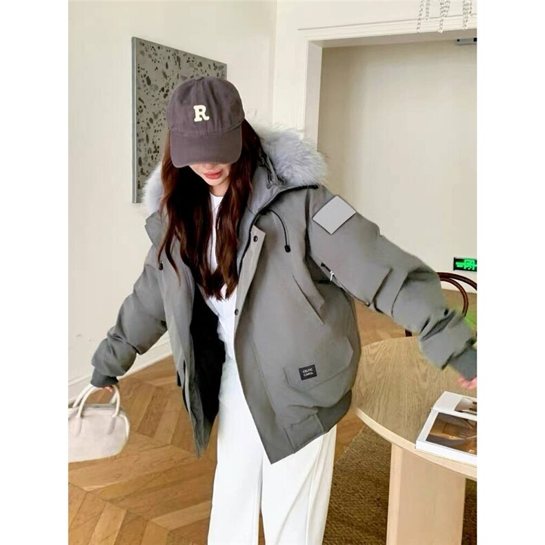 2025年毛领棉衣棉服女秋冬季新款加厚保暖宽松外套MF392-特P85,男装棉衣,星座412-3