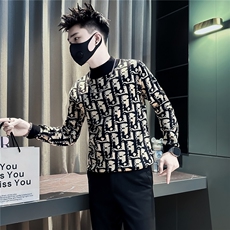 潮流高级感不规则图案毛衣男社会小伙店主风301C-M107P78控108，男装针织衫/毛衣，星座301C（原B323）
