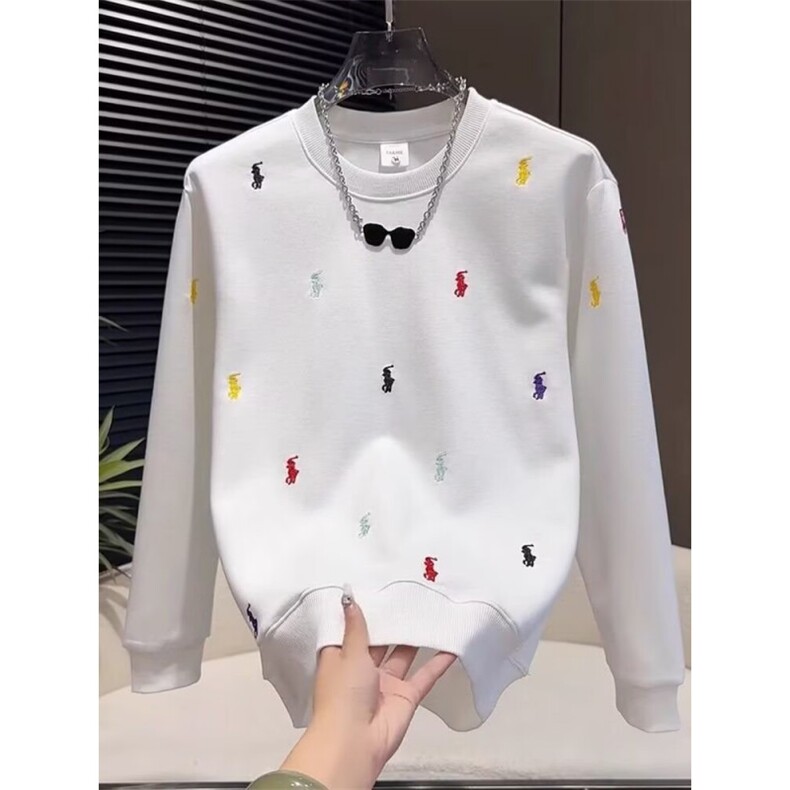 卫衣男士春秋季潮牌痞帅炸街长袖春秋装刺绣打底上衣服外穿,男装T恤,星座506A