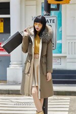 冬装现货长款可脱卸羽绒内胆貉子大毛领可脱卸，其它，千浪依族