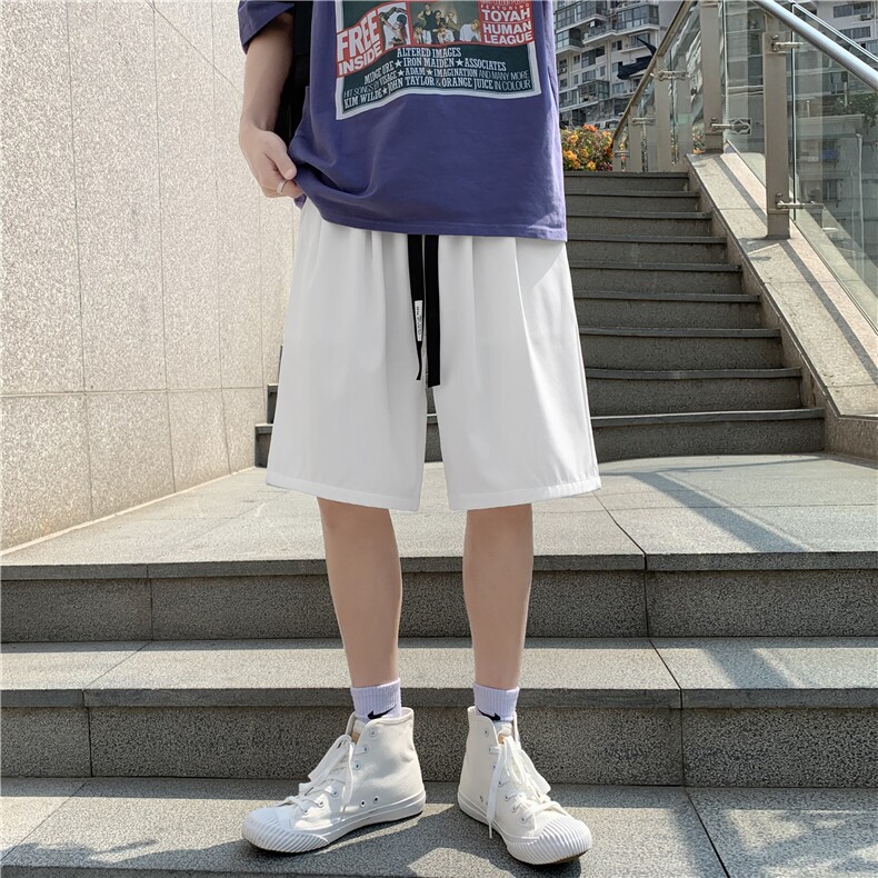 休闲运动裤男百搭短裤男2023新款中裤子宽松五分裤515-特批20,男装休闲裤,星座718-1