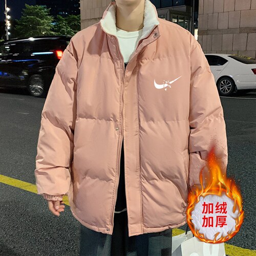 ！2023冬季男士加绒加厚棉衣潮牌立领潮流棉服外套MY109特P78图片
