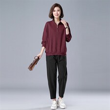 568款休闲套装舒适百搭，女装套装/套裙，秋牧寒烟