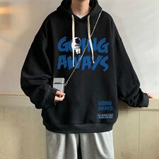 纯棉连帽卫衣男大码运动帽衫宽松薄WY2230-P35加绒款-P40，男装卫衣，电商A040