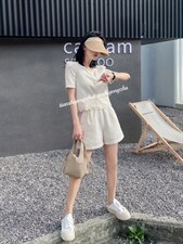 剌绣花边拼接套装，女装职业装，天使公主