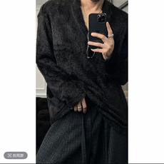 抖音原版面料高克重圆领毛衣打底衫软糯T恤男TX1260-P43(网图），男装T恤，电商B267