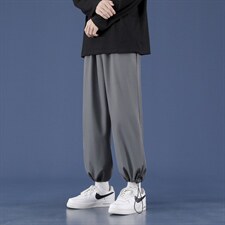 2021休闲运动束脚两穿九分卫裤免烫抗皱1223-特批：25，男装休闲裤，星座718-1