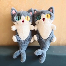 沃尊毛绒玩具 鲨鱼猫