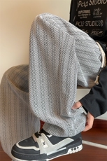 特批P42无差价雪尼尔420g重磅纹理感人字纹潮流大码休闲裤男K5750，男装休闲裤，电商A001-1