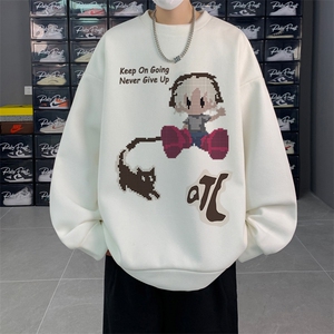华夫格！华夫格上衣男圆领华夫格卫衣男大码长袖t恤男HY160-P30图片