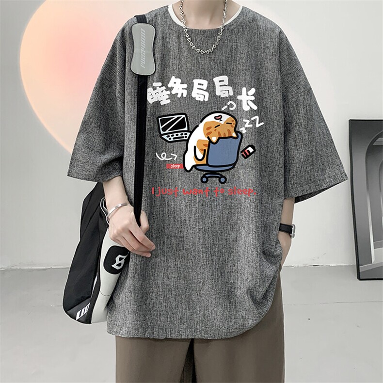 风复古亚麻短袖男棉麻t恤男半袖ZT71447-P35,男装T恤,电商A040
