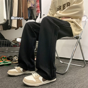 XZ616 秋季新款印花卫裤折皱设计感休闲裤 TY970 M-5XL P45控图片