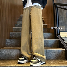 XZ616秋冬重磅破缝口袋前置拼接复古休闲长裤TY1144P65控78，男装休闲裤，星座512A（原616）