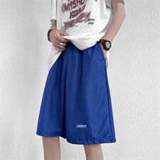 短裤男士夏季休闲运动外穿五分潮牌ins裤DX53P25图片