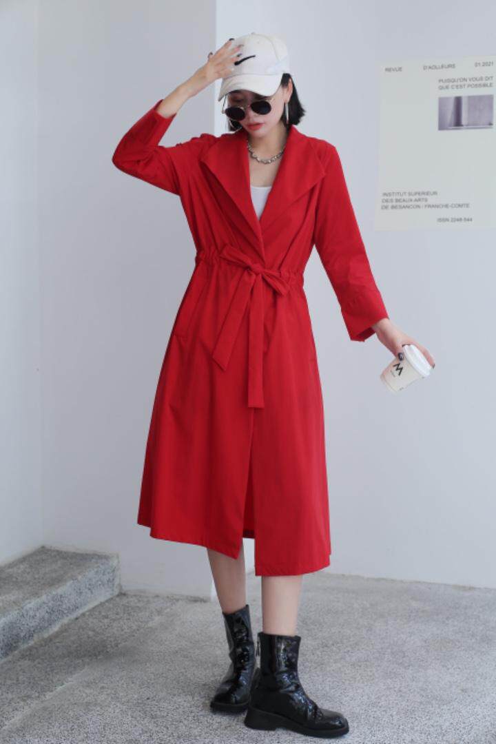 【现货】秋季新款风衣，面料采用四面弹，女装风衣，得瑟空间