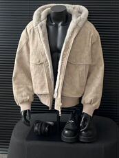 网图冬季加绒连帽大理石纹座山雕棉服男女宽松百搭复古外套棉衣，男装棉衣，电商C307