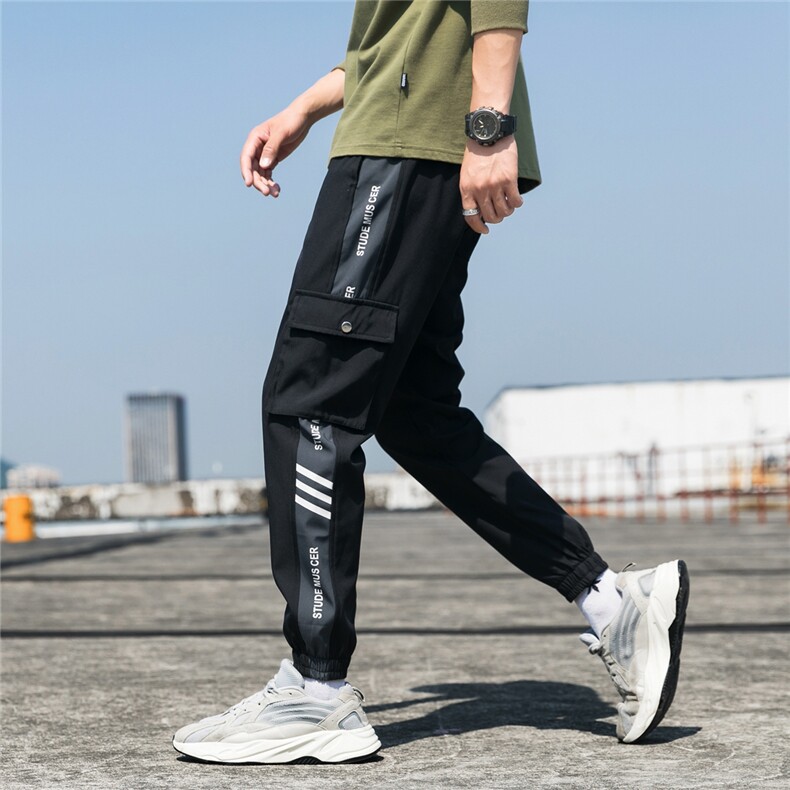 男装休闲裤K113-P35新款休闲百搭工装裤男机能风时尚九分裤男,男装工装外套,星座302B-2