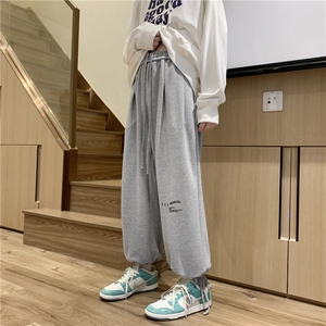加绒加厚休闲卫裤港系穿搭时尚男孩卫裤 WK528-1特批27加绒特批33图片