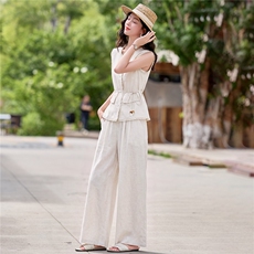 2026年夏季女两件套，女装套装/套裙，浪花E族（衣布洛）