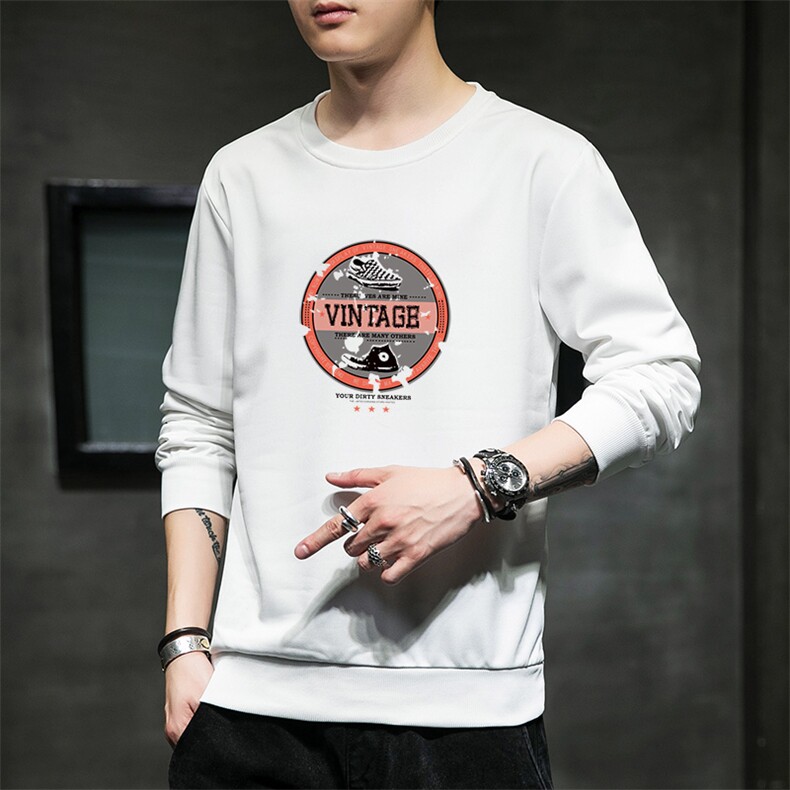 2025秋冬新款现货主推大码男士休闲印花卫衣打底衫F926-P15,男装T恤,星座1816-2（原1210–2）
