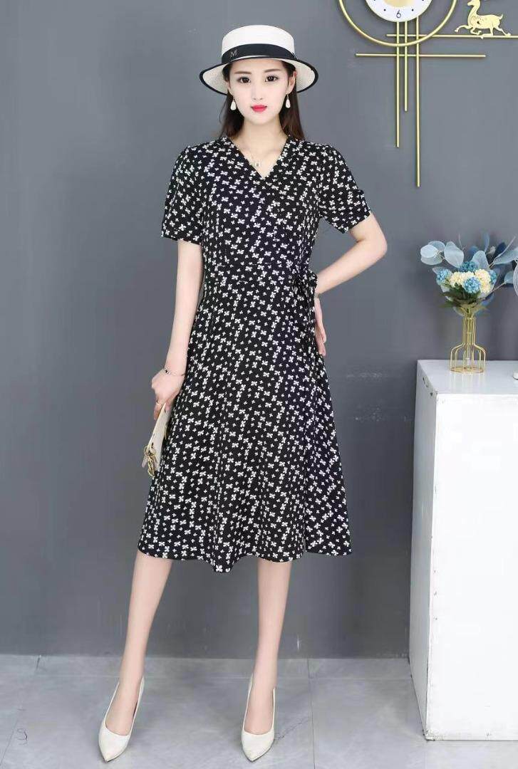 碎花连衣裙，女装连衣裙，依启蒙(1F)