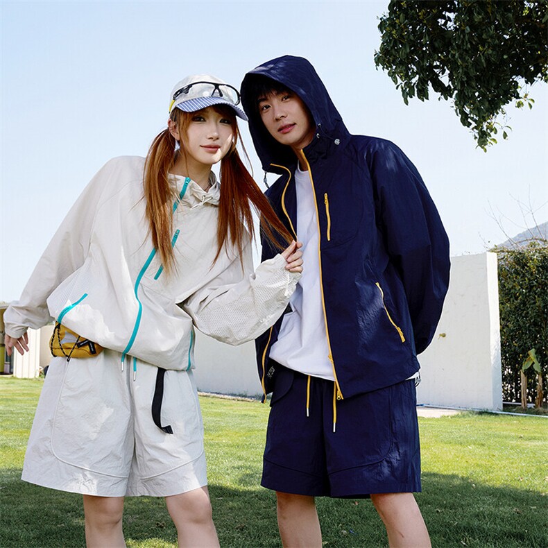 新款休闲套装防晒服，男装防晒衣，星座1106-2（原1111B）