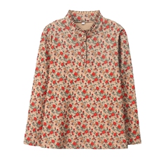 25年冬季加绒加厚绒立领打底衫，女装大码女装，奕阳依阁