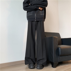2024秋季新款黑色潮流男女西裤休闲裤cosplay造型裤现货K8125-P36图片