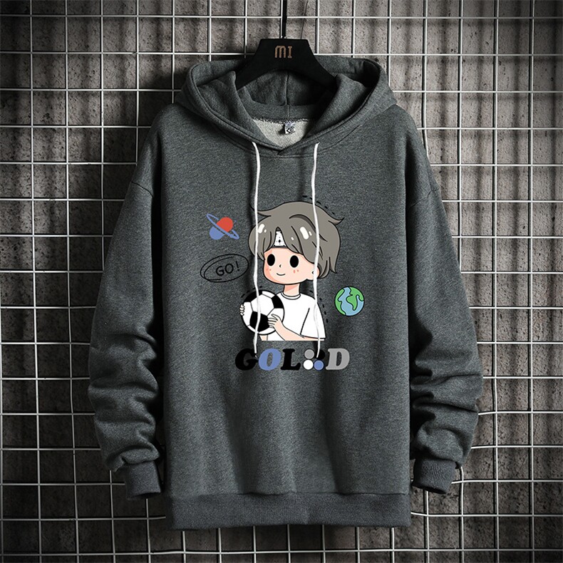 WY2207-P35加绒款-P40纯连帽卫衣男大码运动帽衫宽松薄网格,男装卫衣,电商A040A
