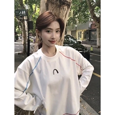美式高街解构工艺速干长袖T恤衫男女款防晒上衣户外运动骑行服潮，男装防晒衣，电商A486
