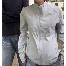 春夏款高品质冰感速干防晒服休闲户外运动外套透气弹力机能风夹克，男装防晒衣，电商A486