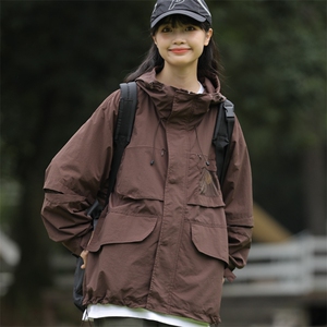 外27-2GANYOU日系纯色工装冲锋夹克JK57-P135图片