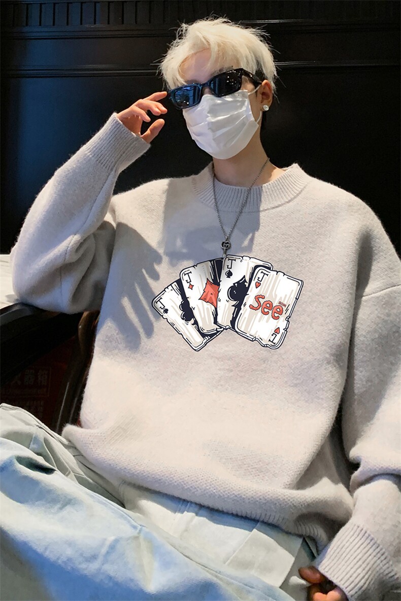 高质量！秋冬季半高领毛衣男士加绒加厚线衣针织衫男DMY542-特P38,男装针织衫/毛衣,电商B371