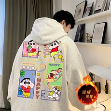 直播品质500克重磅秋冬美式加绒加厚卫衣外套H1372常规P35加绒P40，男装卫衣，电商A486