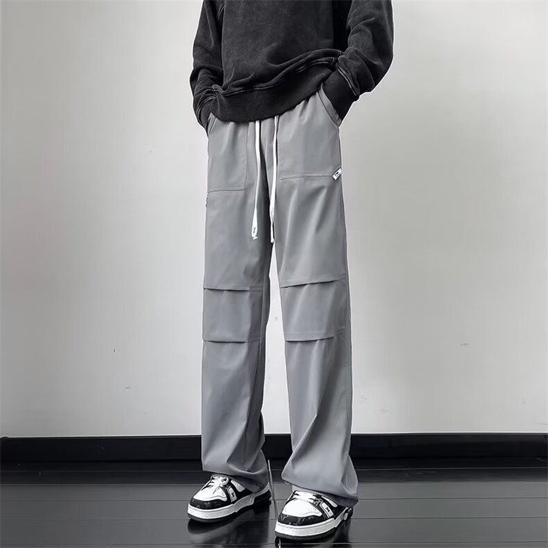 春夏美式高街机能个性设计感工装裤男生潮牌长裤子,男装工装外套,星座1013
