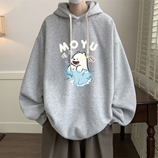 连帽卫衣男大码胖子帽衫大号运动服WY2414-P35，男装卫衣，电商A040