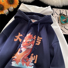 直播现货供应2025春款华棉连帽卫衣WY96-P38特价，男装卫衣，电商A158