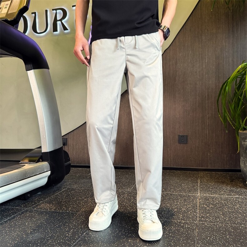 B340K3250P5878小伙风店主风高品质直筒裤侧面拉条休闲裤,男装休闲裤,电商B340