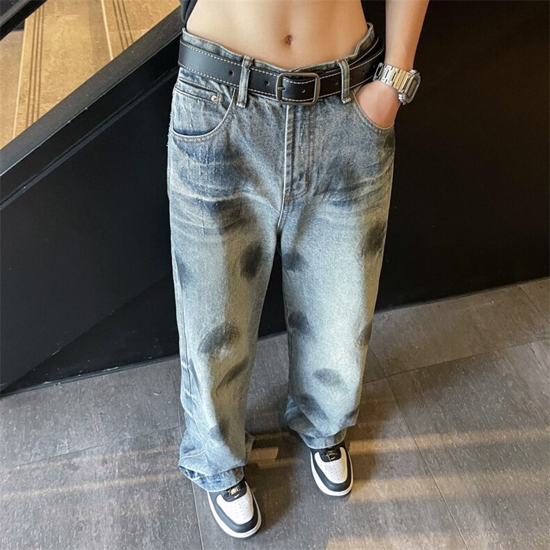 2024美式牛仔裤男款春季长裤潮NK948P48,男装牛仔裤,星座1116-2