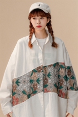 1刺绣潮M-5XL大码95%聚酯纤维5%氨纶长袖衬衫男CS9743P50控78，男装衬衫，星座226-2