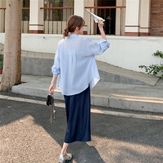 防晒衬衫吊带连衣裙套装女夏季2025新款气质一整套ootd穿搭两件套，女装套装/套裙，2C177