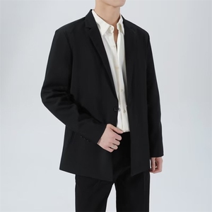 男韩版潮流宽松百搭青少年高级感休闲小西服DX16-P60图片