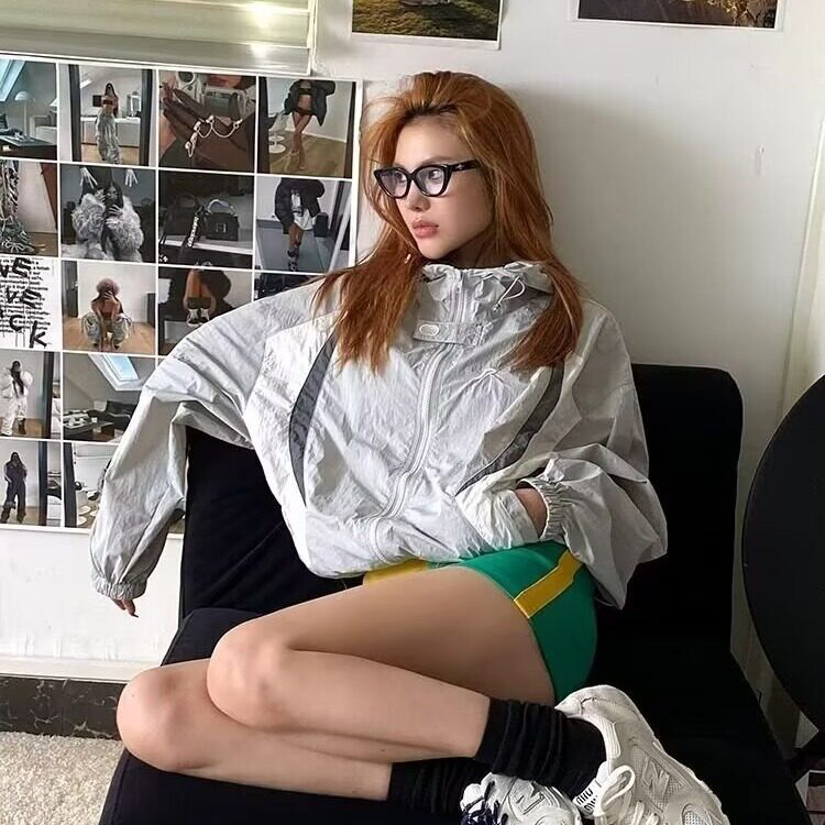 拼色连帽防晒衣情侣2025年夏季新款户外薄款透气运动休闲防晒服，男装防晒衣，星座1210-1